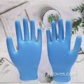 100 pezzi di guanti di nitrile blu di lavorazione impermeabile in scatola